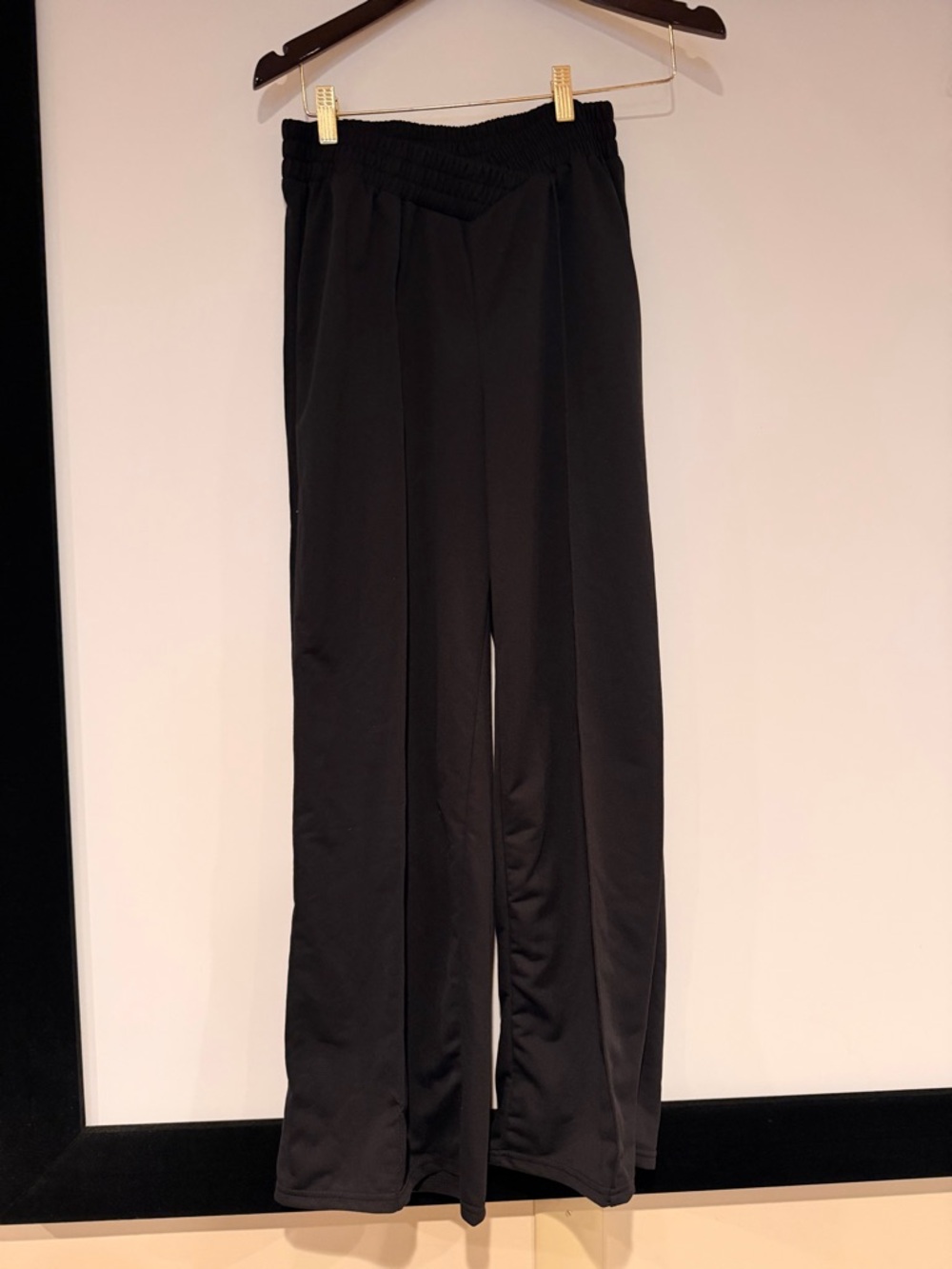 Black Wide-Leg Lounge Pants NWOT